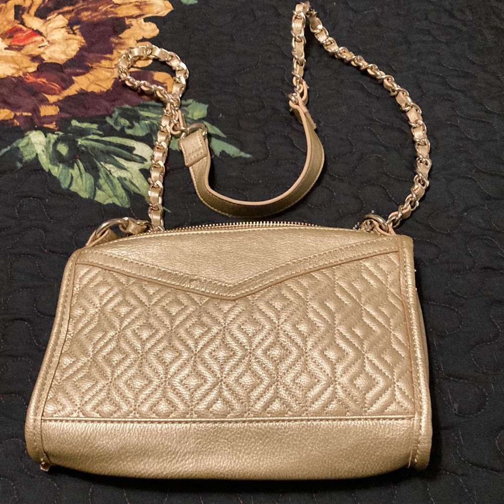 Gold cross body